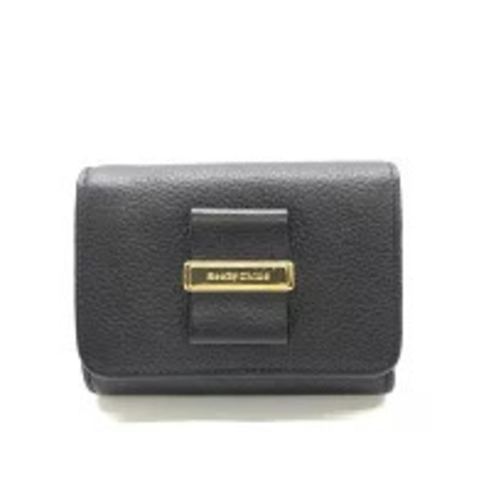 CHLOE Tri fold Wallet Compact Black Leather